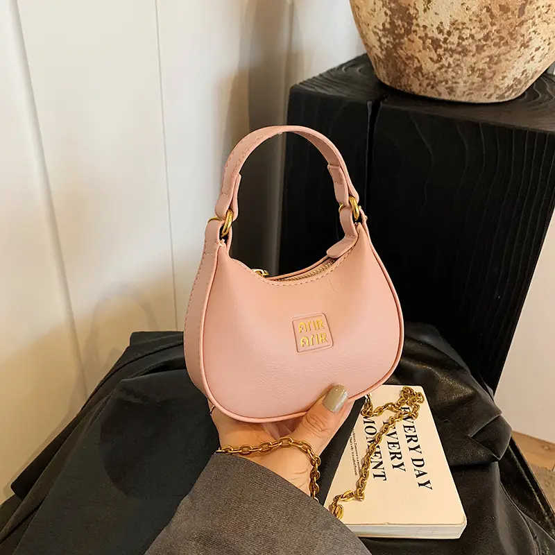 Pink Korean-style Underarm Bag for Girls - Image 5