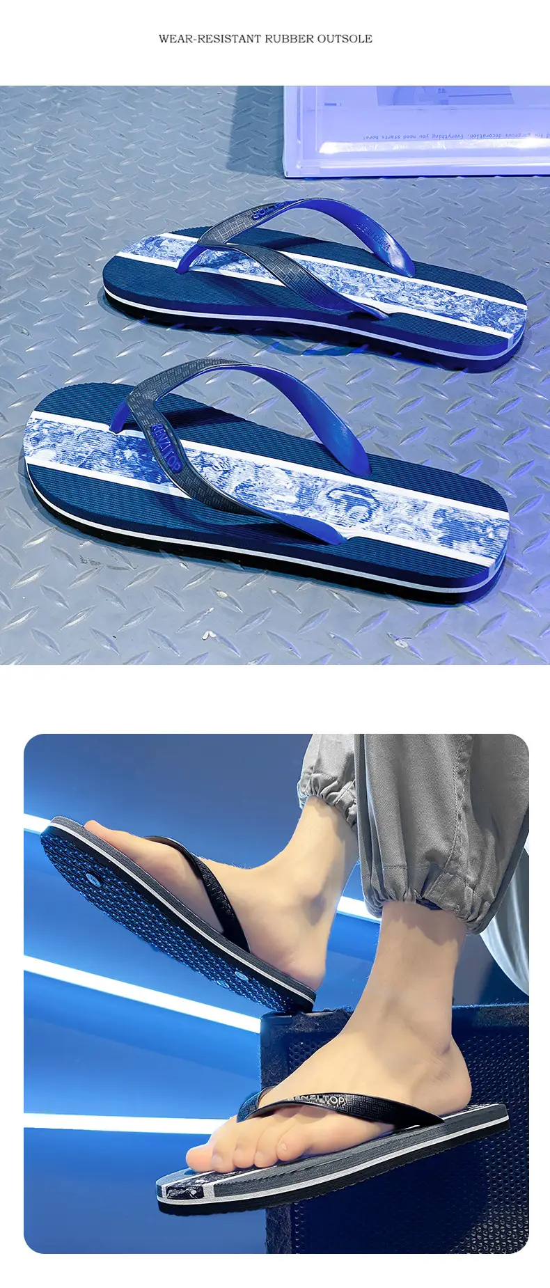 2025 Summer Flip Flops Large Size Non-Slip Wearable — feature 12