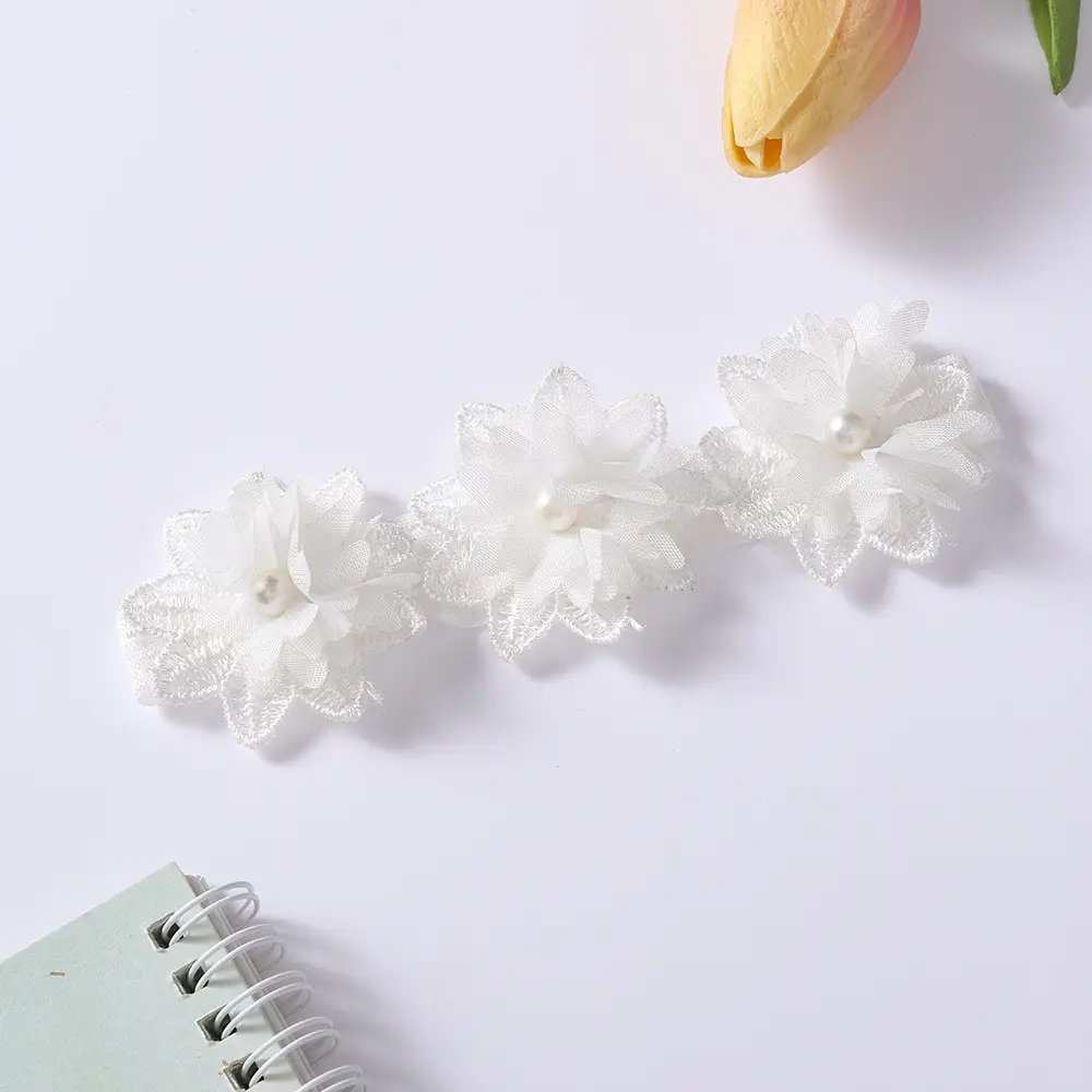 White Lace Bow Baby Shoes for 0-1 Year Old — feature 5