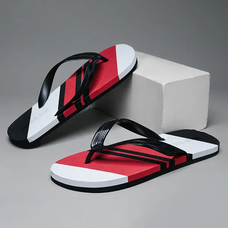 Wear-resistant lightweight breathable flip-flops men's summer non-slip outdoor sandals men's trendy beach flip-flops - Image 5