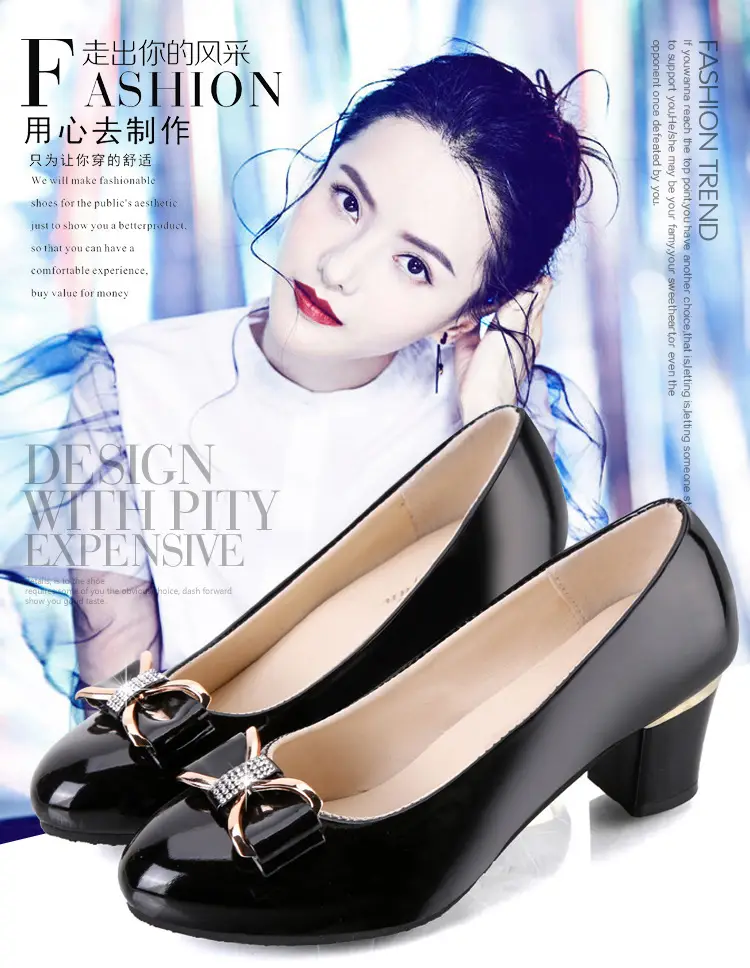 Beige Bow Heeled Women's Shoes 2024 Summer — feature 1