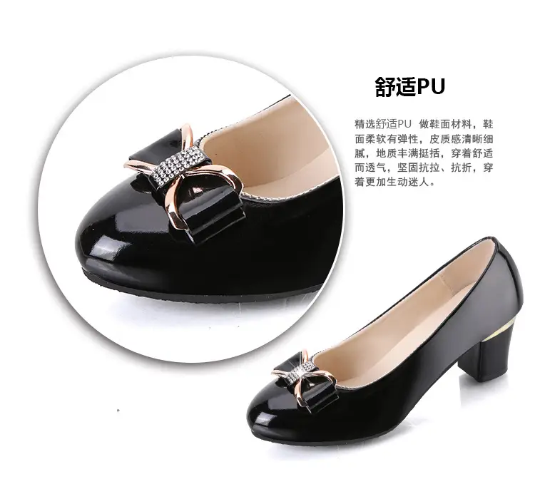Beige Bow Heeled Women's Shoes 2024 Summer — feature 27