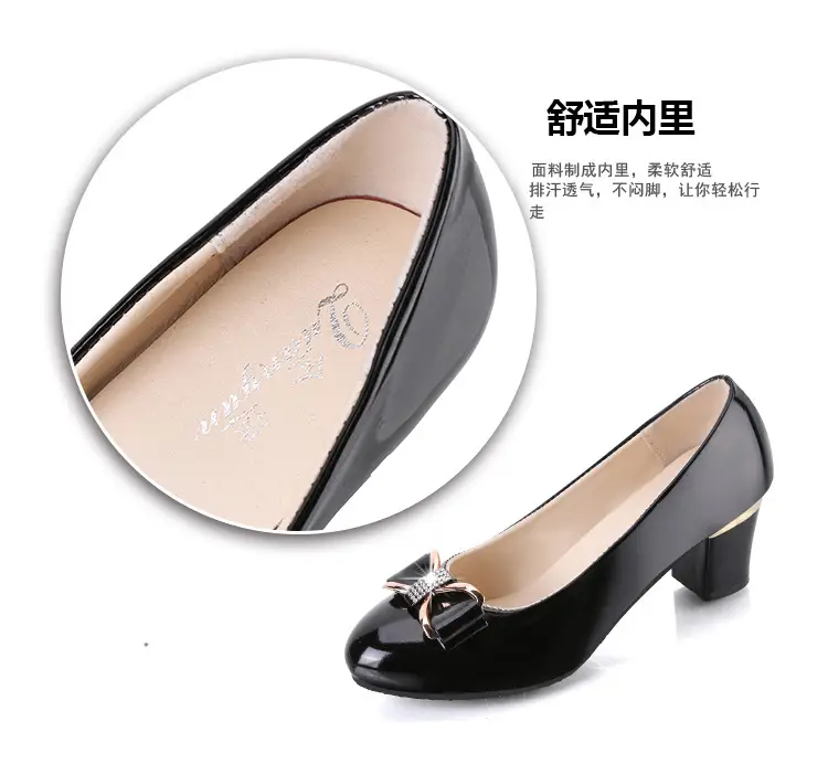 Beige Bow Heeled Women's Shoes 2024 Summer — feature 29
