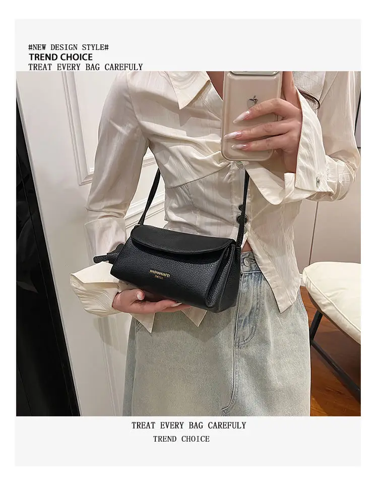 Black Multi-Layer Phone Bag for Women — feature 7