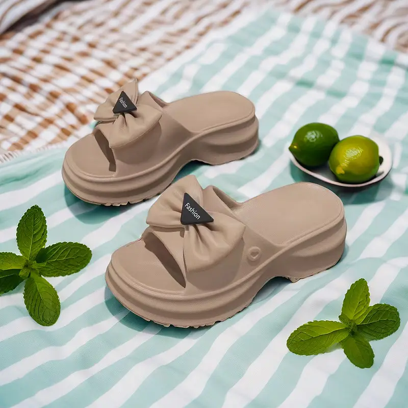 EVA Thick Bottom Slippers Women Summer New Summer Slippers Wholesale Thick Bottom Beach Outer Wear Sandals Wholesale - Image 4