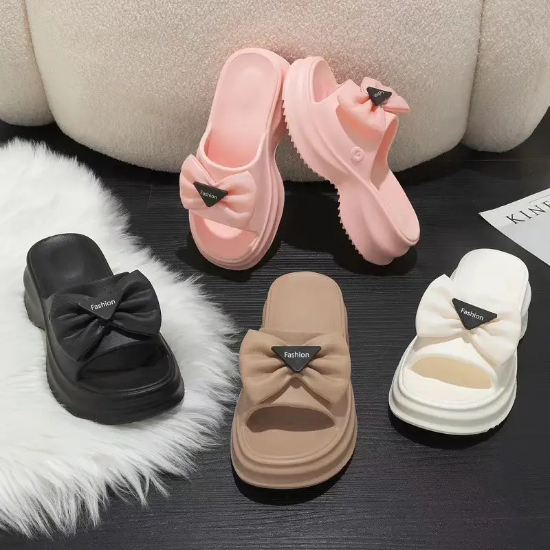 EVA Thick Bottom Slippers Women Summer New Summer Slippers Wholesale Thick Bottom Beach Outer Wear Sandals Wholesale - Image 5