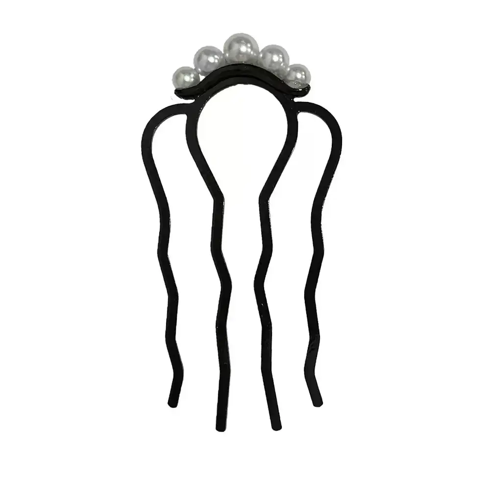 2024 New Rhinestone Pearl Butterfly Hairpin Women - Image 16