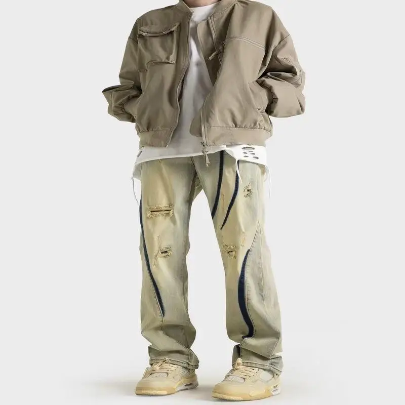 Ripped Jeans Men's 2024 High Street Trendy Brand — feature 10