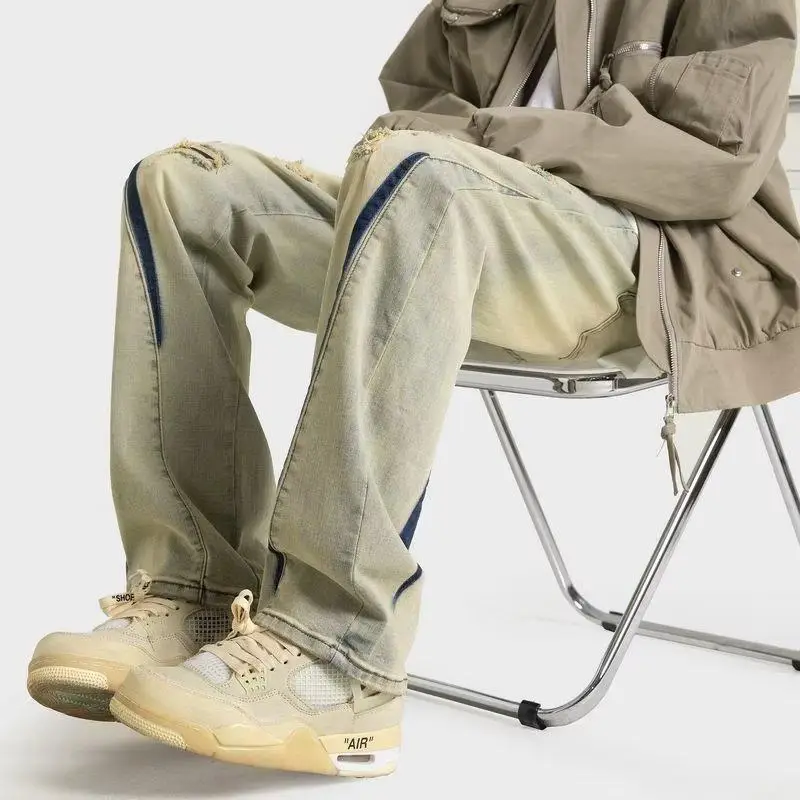 Ripped Jeans Men's 2024 High Street Trendy Brand — feature 11
