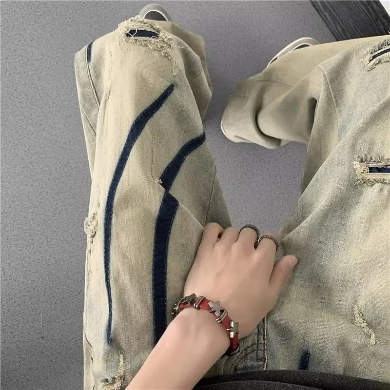 Ripped Jeans Men's 2024 High Street Trendy Brand — feature 13
