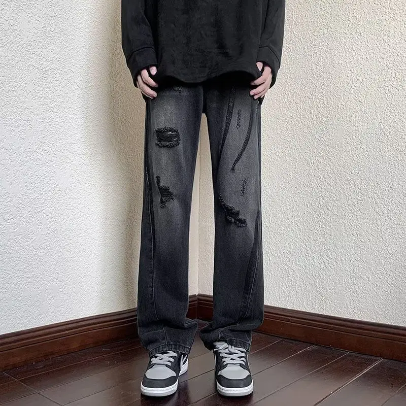 Ripped Jeans Men's 2024 High Street Trendy Brand — feature 14
