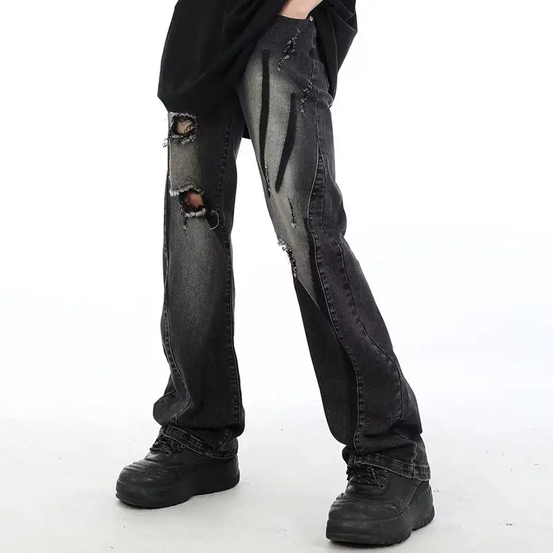 Ripped Jeans Men's 2024 High Street Trendy Brand — feature 6