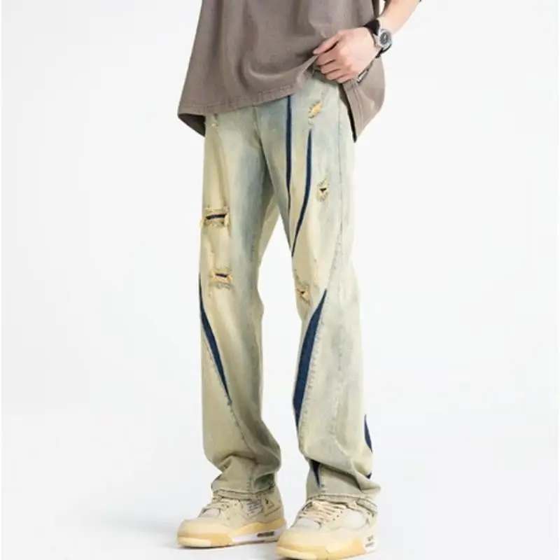 Ripped Jeans Men's 2024 High Street Trendy Brand — feature 8