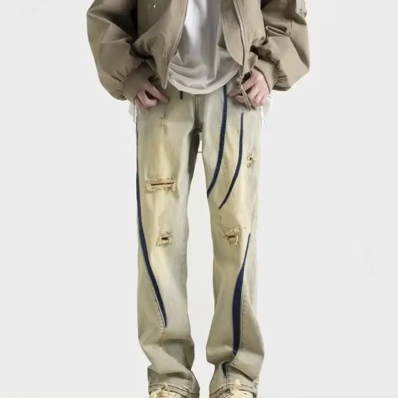 Ripped Jeans Men's 2024 High Street Trendy Brand — feature 9