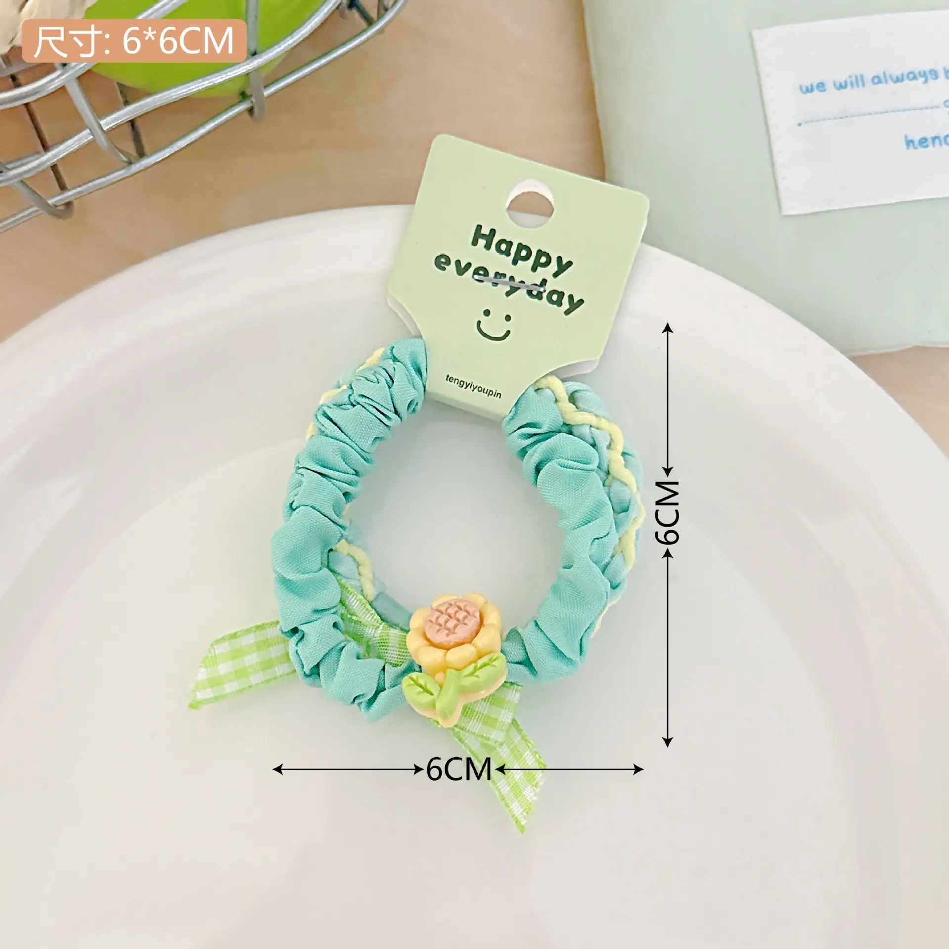 Hello Bear Hair Ring & Elastic Band Set for Girls