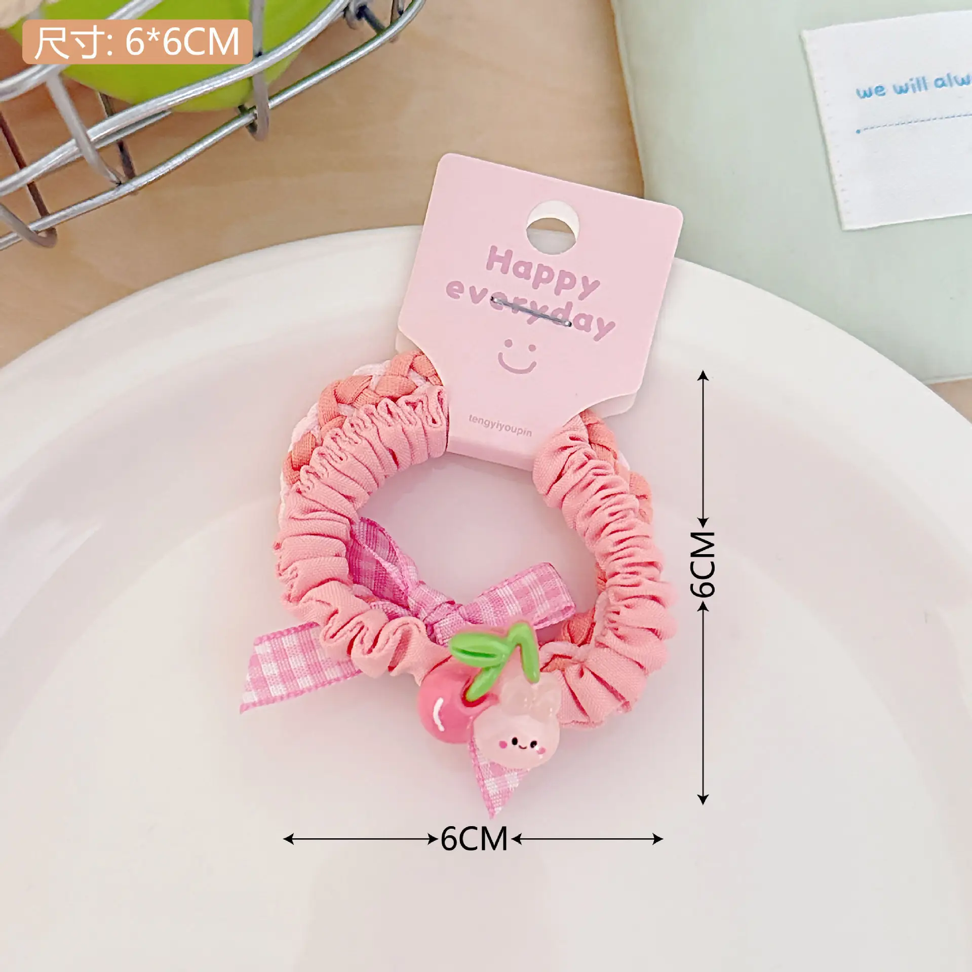Hello Bear Hair Ring & Elastic Band Set for Girls