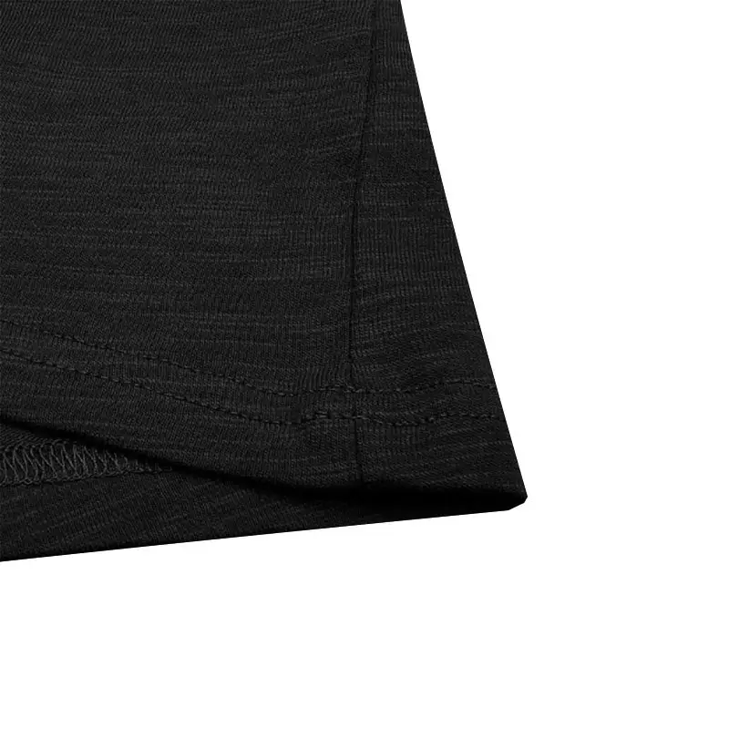 Men Button T-Shirt Blue Henry Collar Summer Casual — feature 10