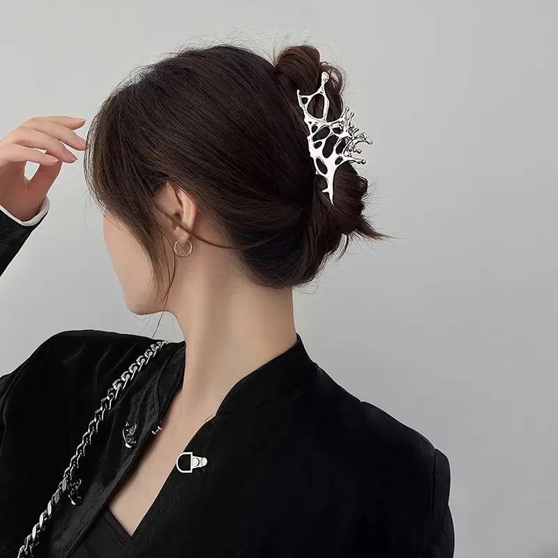 Advanced Sense Metal Liquid Hair Clip Women's Hair Quantity Multi-plate Hair Grab Clip Hair Accessories - Image 5