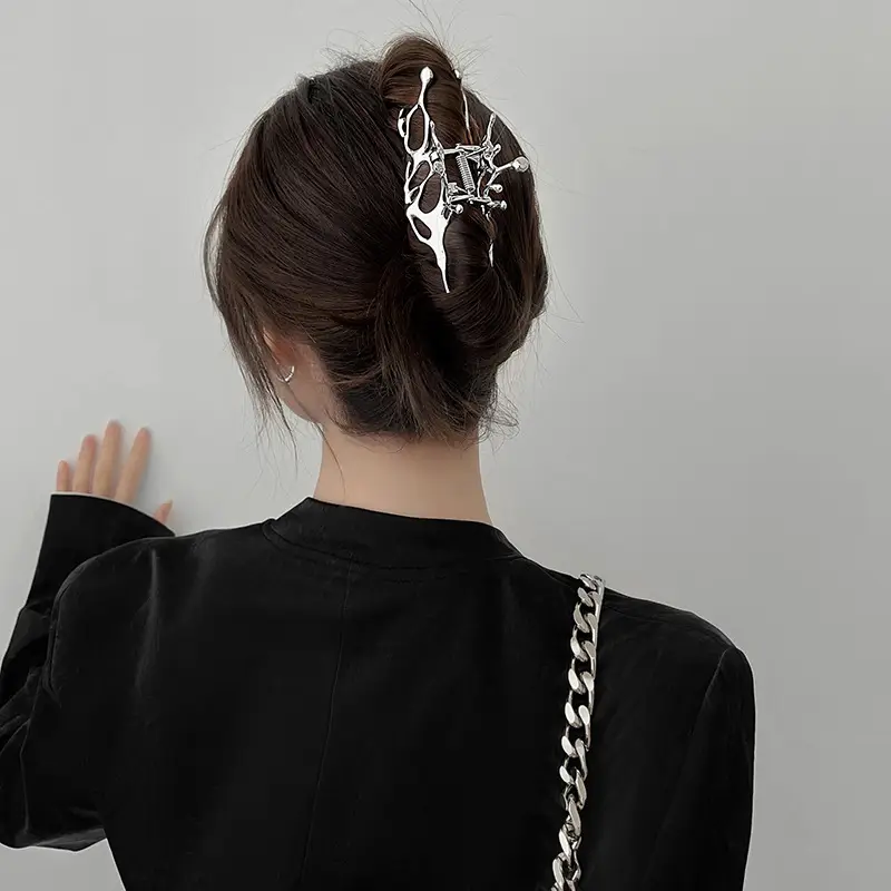 Advanced Sense Metal Liquid Hair Clip Women's Hair Quantity Multi-plate Hair Grab Clip Hair Accessories - Image 6