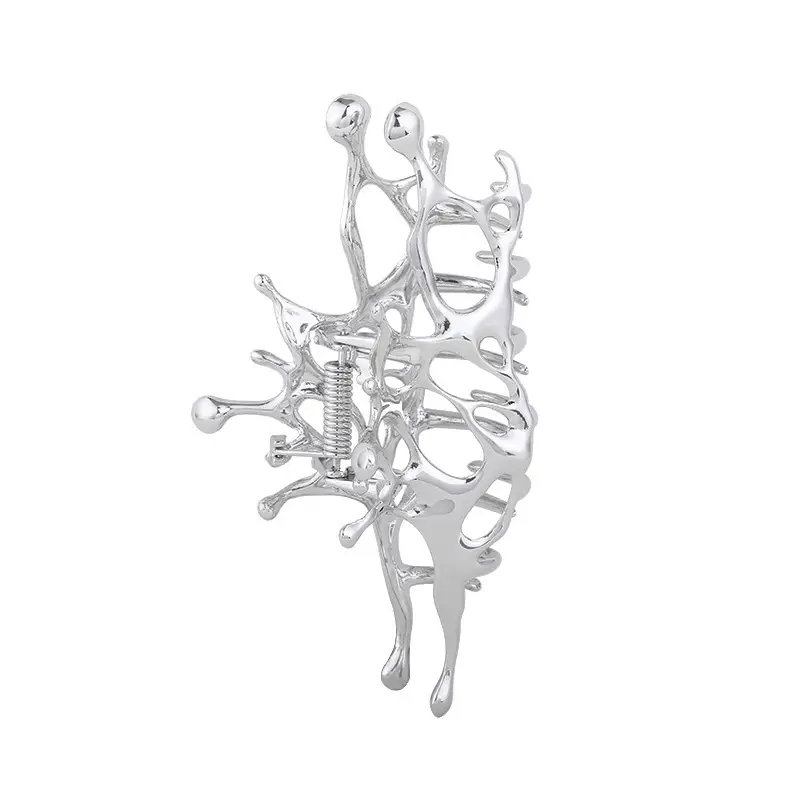 Advanced Sense Metal Liquid Hair Clip Women's Hair Quantity Multi-plate Hair Grab Clip Hair Accessories - Image 7