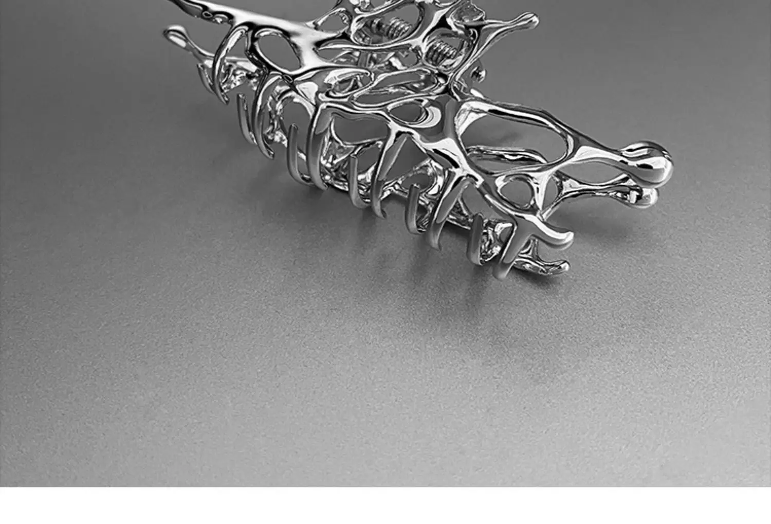 Advanced Sense Metal Liquid Hair Clip Women's Hair Quantity Multi-plate Hair Grab Clip Hair Accessories — feature 5