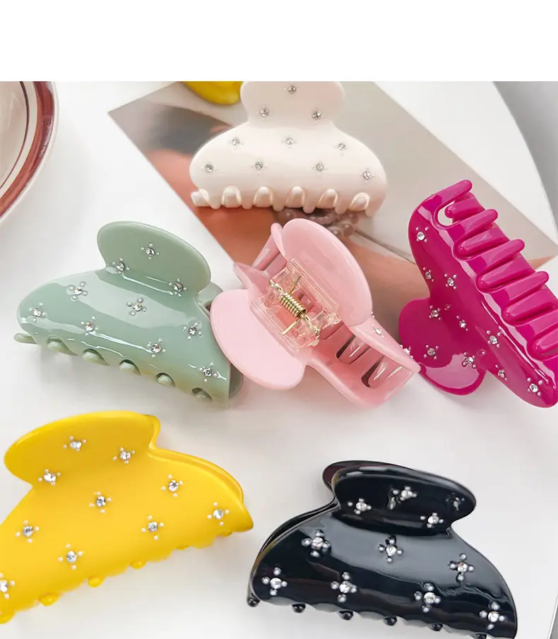 Candy Color Diamond Hairpin for Women — feature 8
