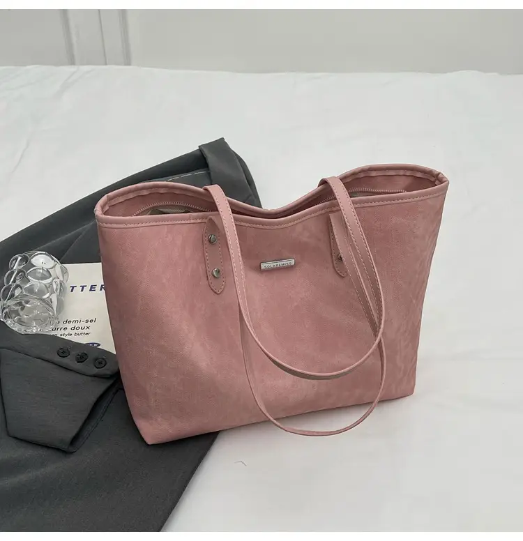 Women's Grey Large Capacity Korean Tote Bag — feature 20