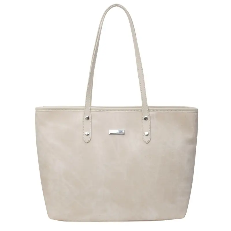 Women's Grey Large Capacity Korean Tote Bag