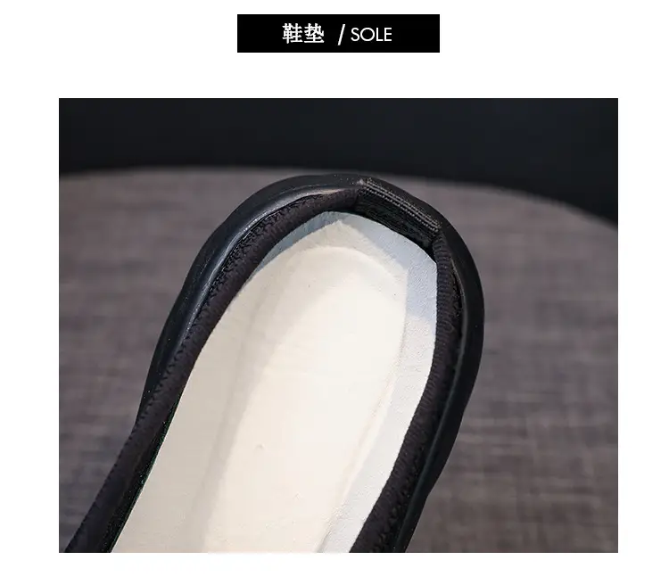 Wholesale New Summer Style Mesh Breathable Thick-Soled Baotou Outer Wear Fashionable Sandals Platform Half Slippers for Women Comfortable — feature 5