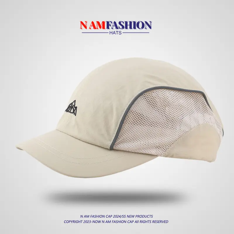 Men's Grey Mesh Brim Cap Mountaineering Hat - Image 8