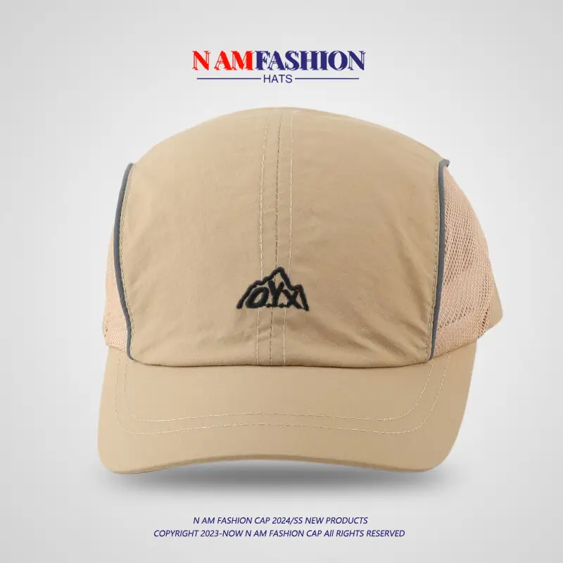Men's Grey Mesh Brim Cap Mountaineering Hat — feature 5