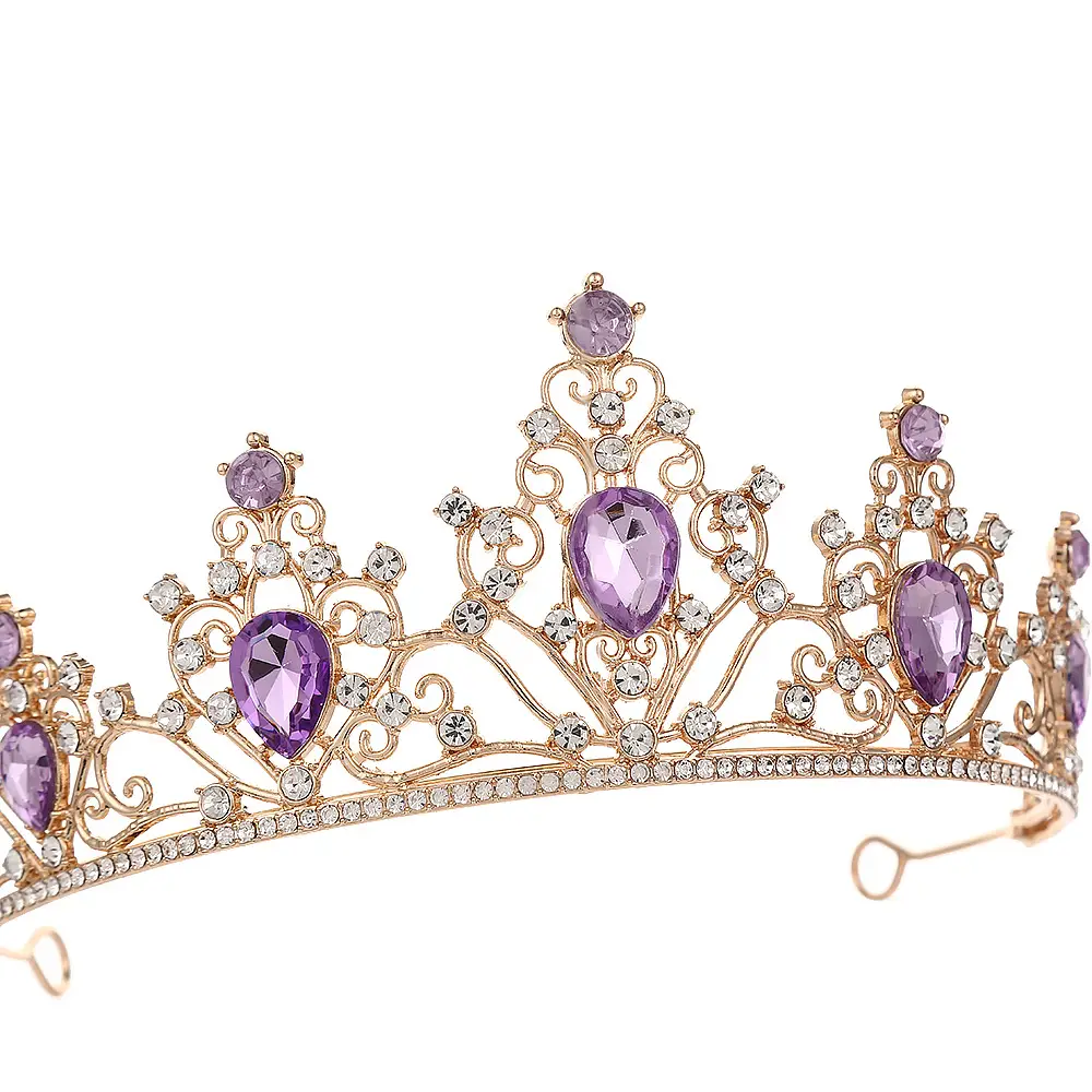 European Crown with Green Emerald & Crystal Accents - Image 10
