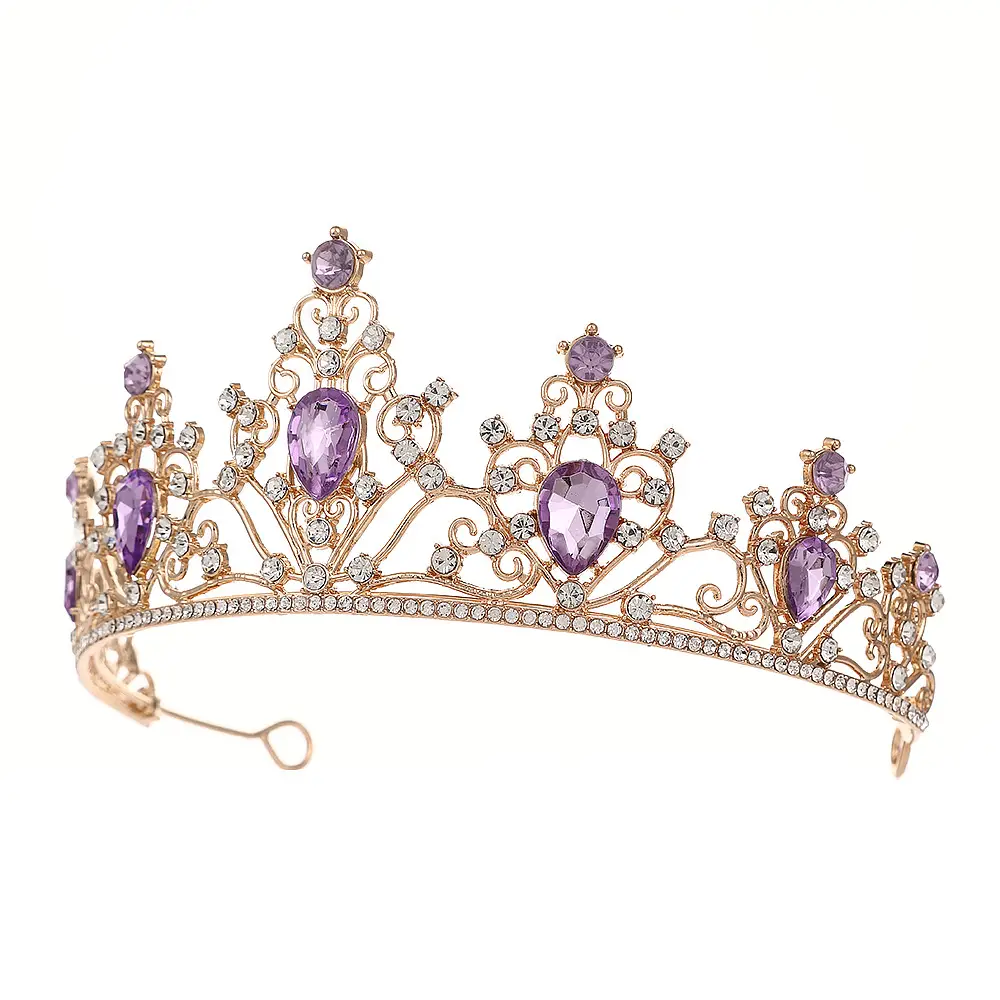 European Crown with Green Emerald & Crystal Accents - Image 11