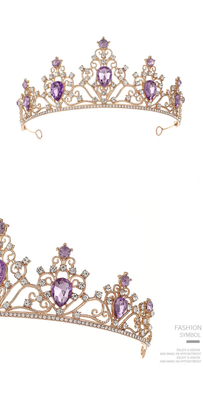 European Crown with Green Emerald & Crystal Accents — feature 11