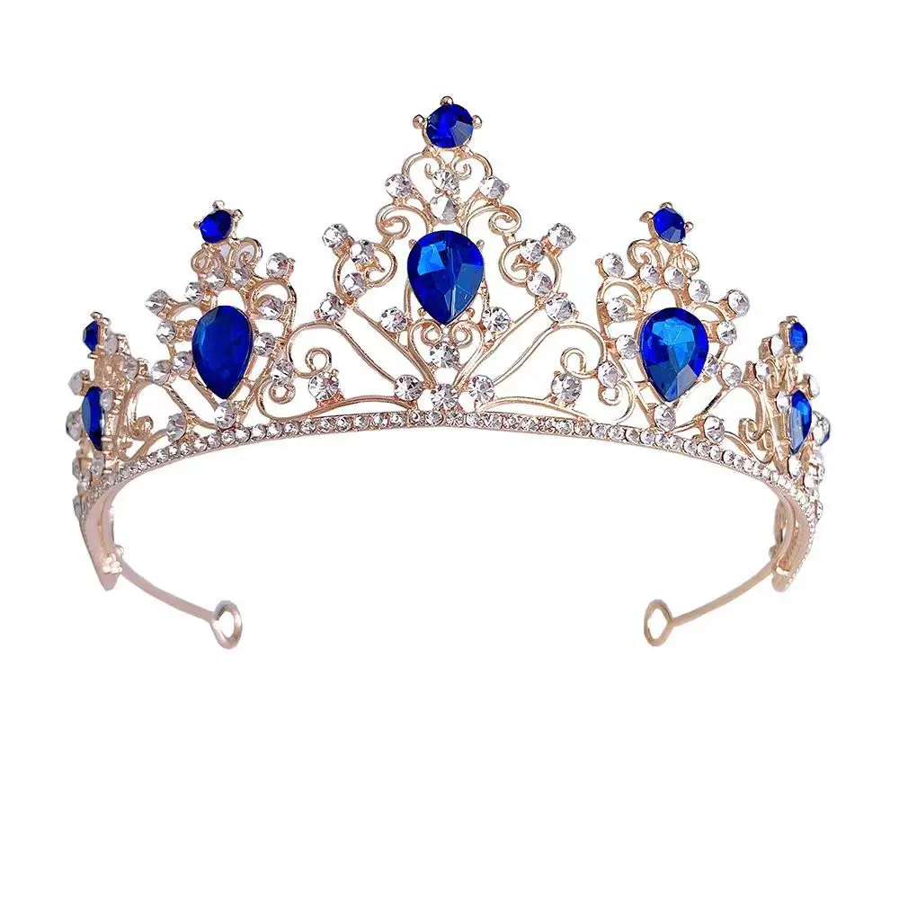 European Crown with Green Emerald & Crystal Accents - Image 5