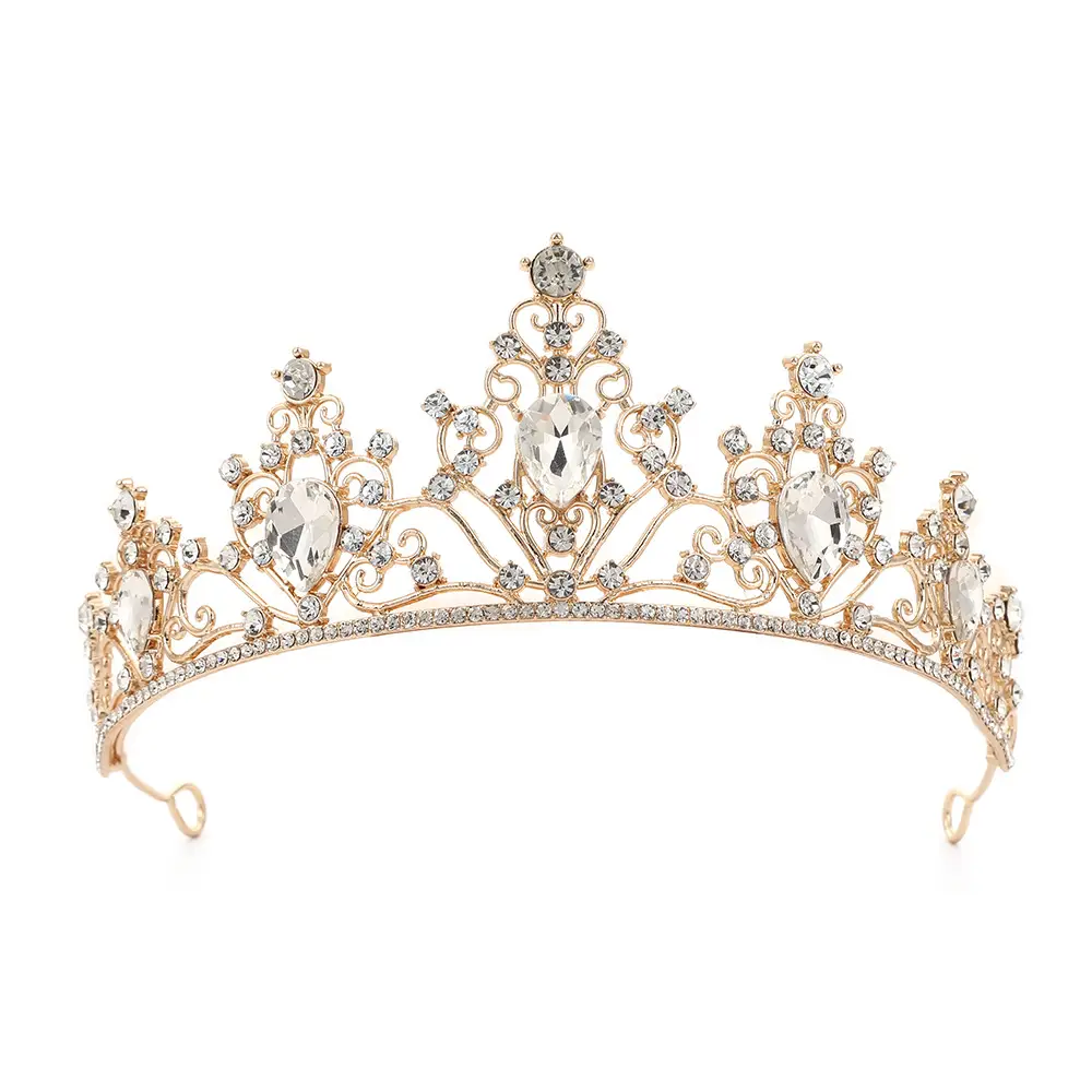 European Crown with Green Emerald & Crystal Accents - Image 8