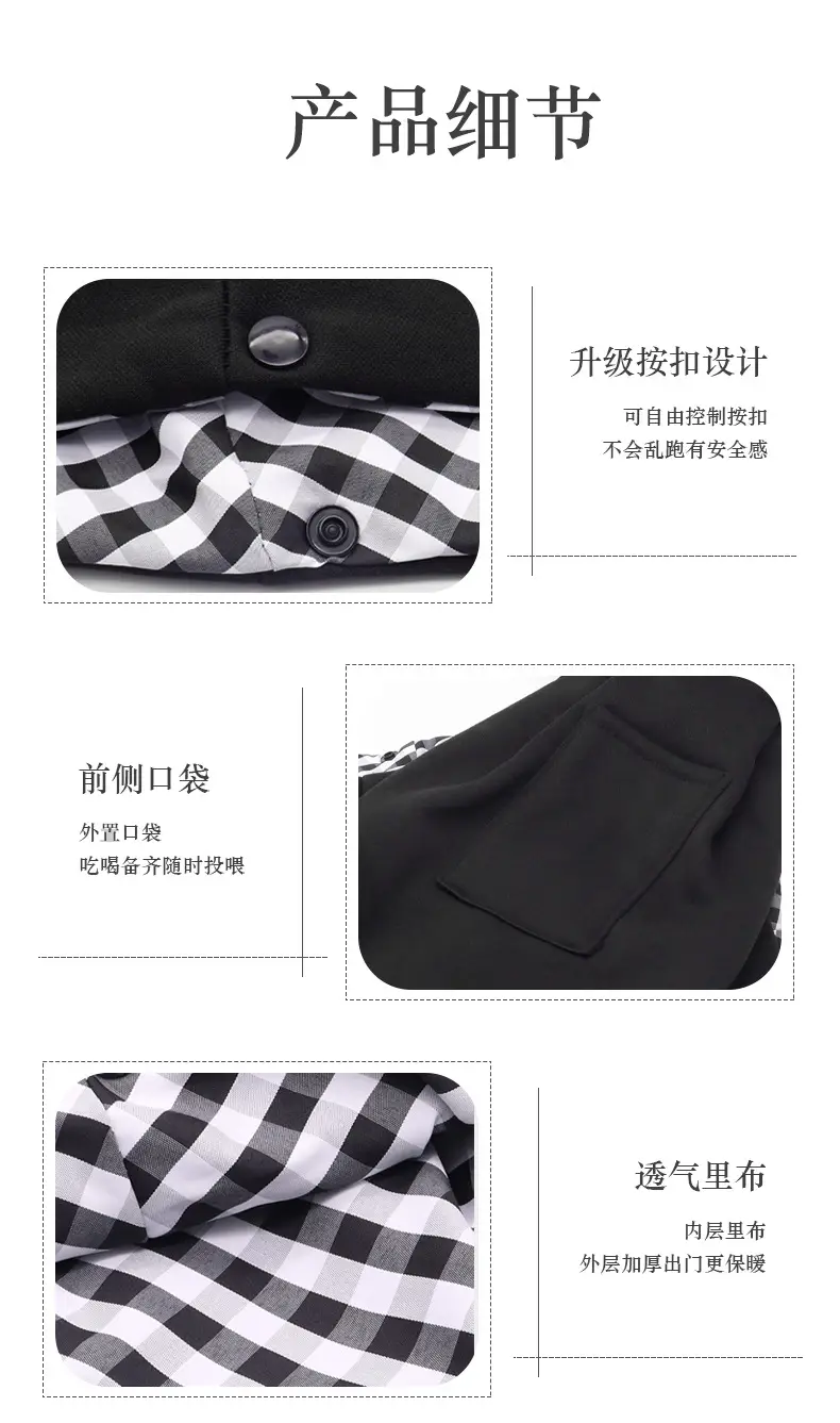 Blue Pet Crossbody Travel Bag with Checkered Strap — feature 7