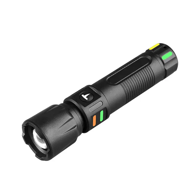 Rechargeable Multi-Function LED Flashlight White Laser