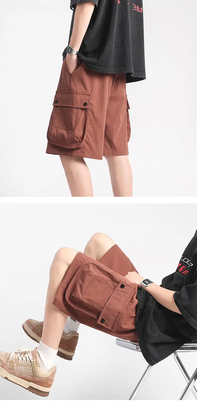 Men's Plumpton Retro Pocket Shorts Large — feature 7