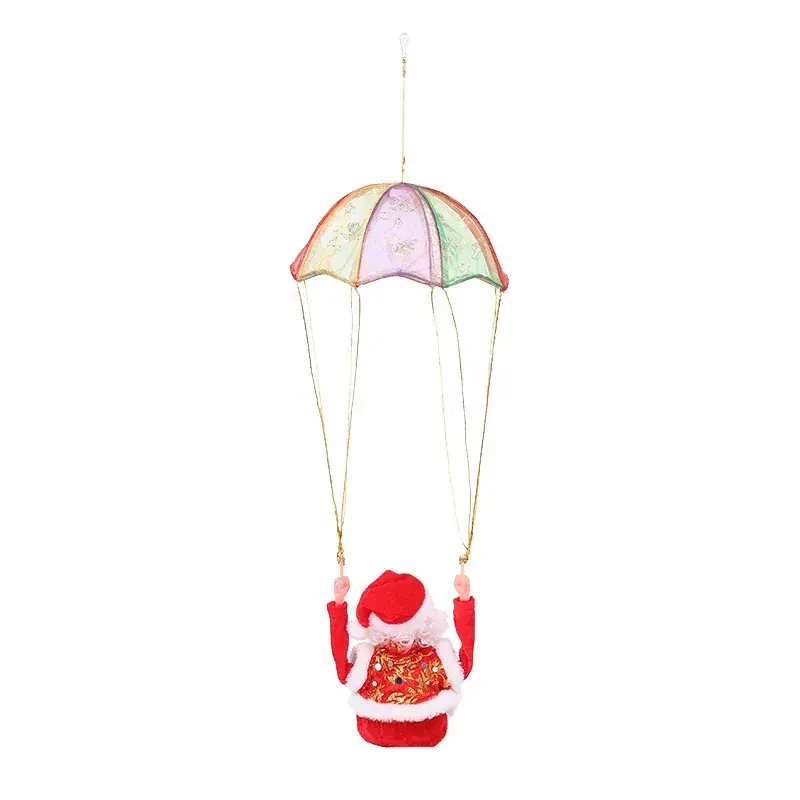 Santa Claus Parachute Christmas Toy with Electric Music - Image 4