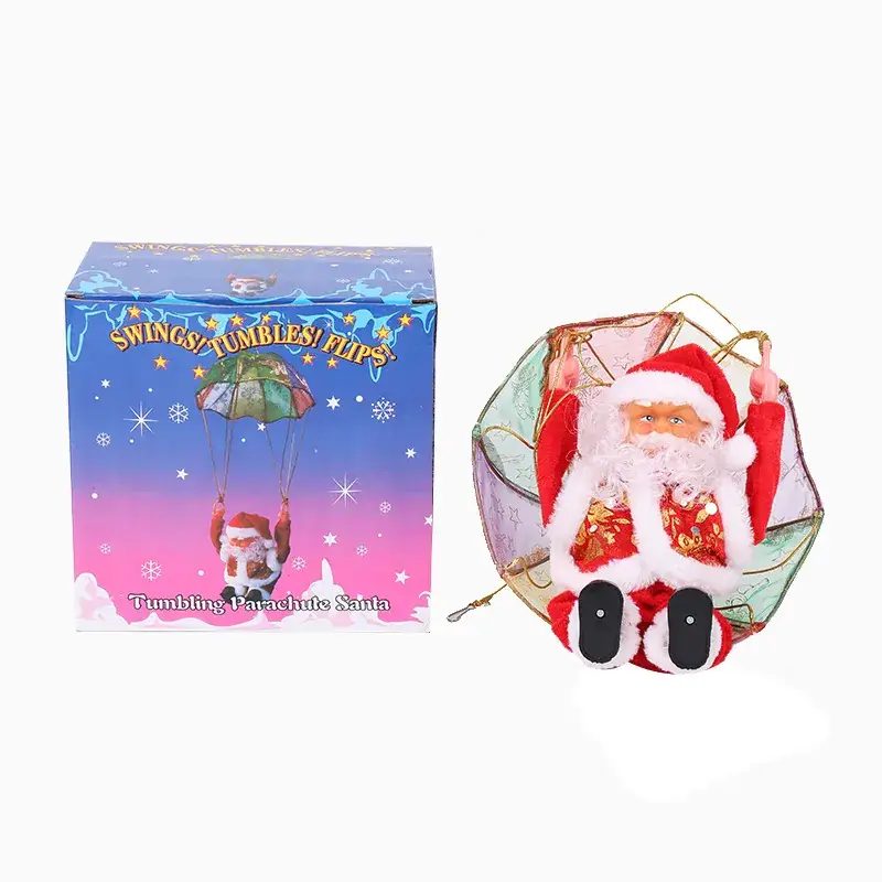Santa Claus Parachute Christmas Toy with Electric Music - Image 6