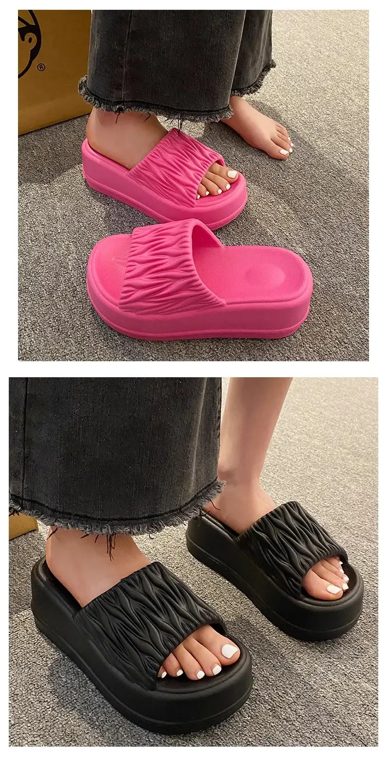 Women Super Thick Non-Sticky Slippers Pink 2024 — feature 10