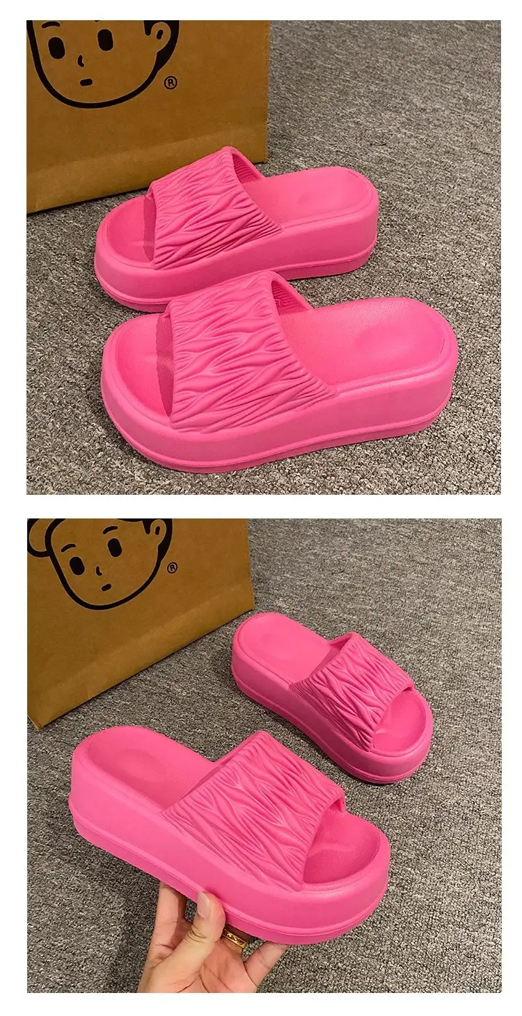 Women Super Thick Non-Sticky Slippers Pink 2024 — feature 15