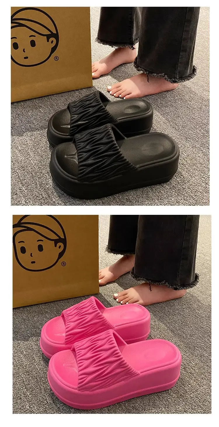 Women Super Thick Non-Sticky Slippers Pink 2024 — feature 4