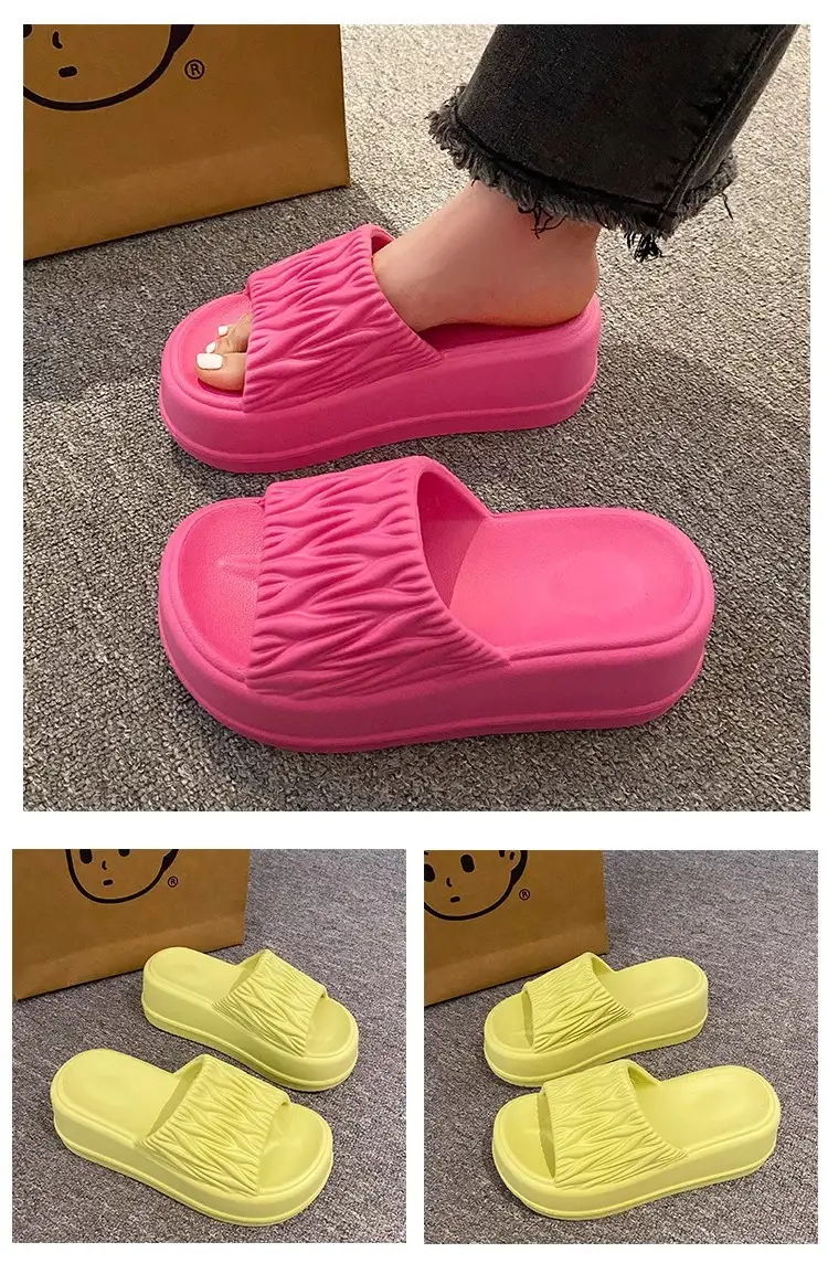 Women Super Thick Non-Sticky Slippers Pink 2024 — feature 5