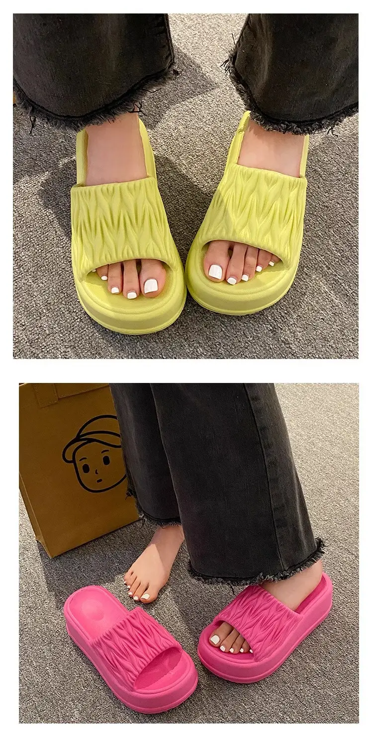Women Super Thick Non-Sticky Slippers Pink 2024 — feature 9