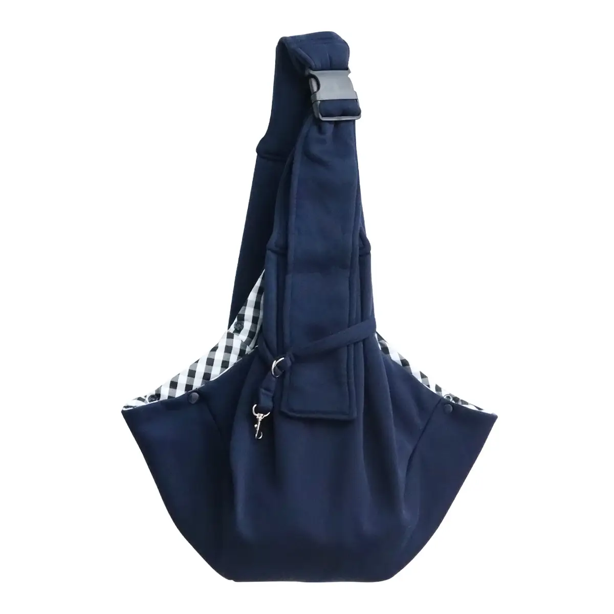 Blue Pet Messenger Bag for Small Dog Travel - Image 2