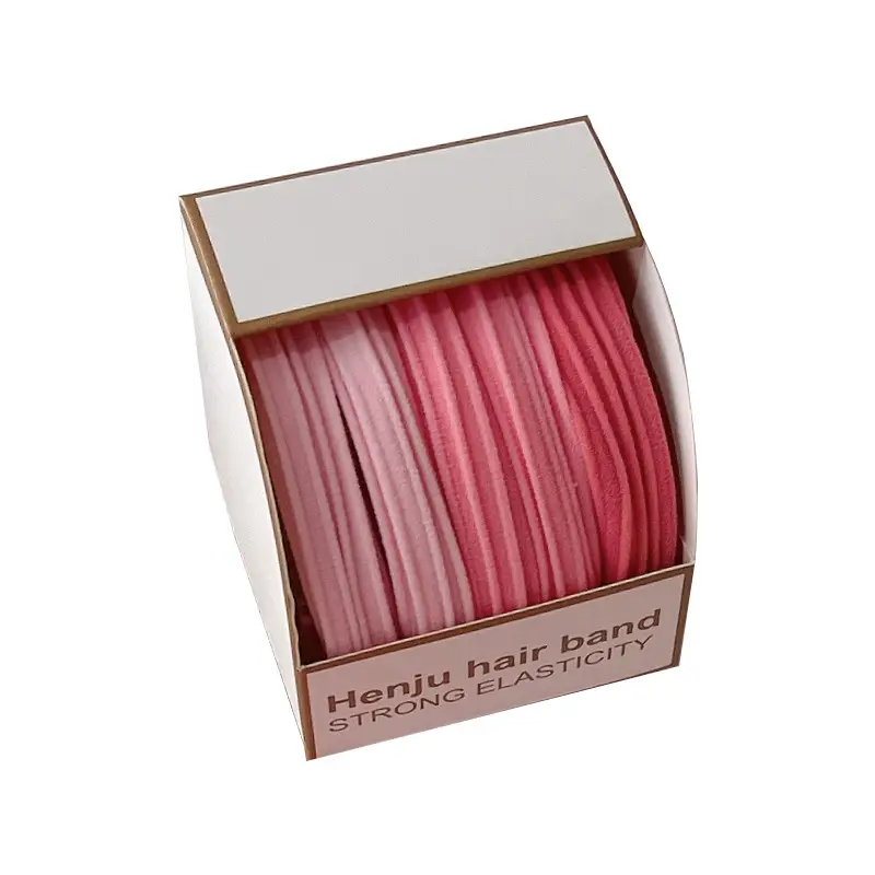 Free Shipping Rubber Hair Ties, Non-Harming, Colorful - Image 12