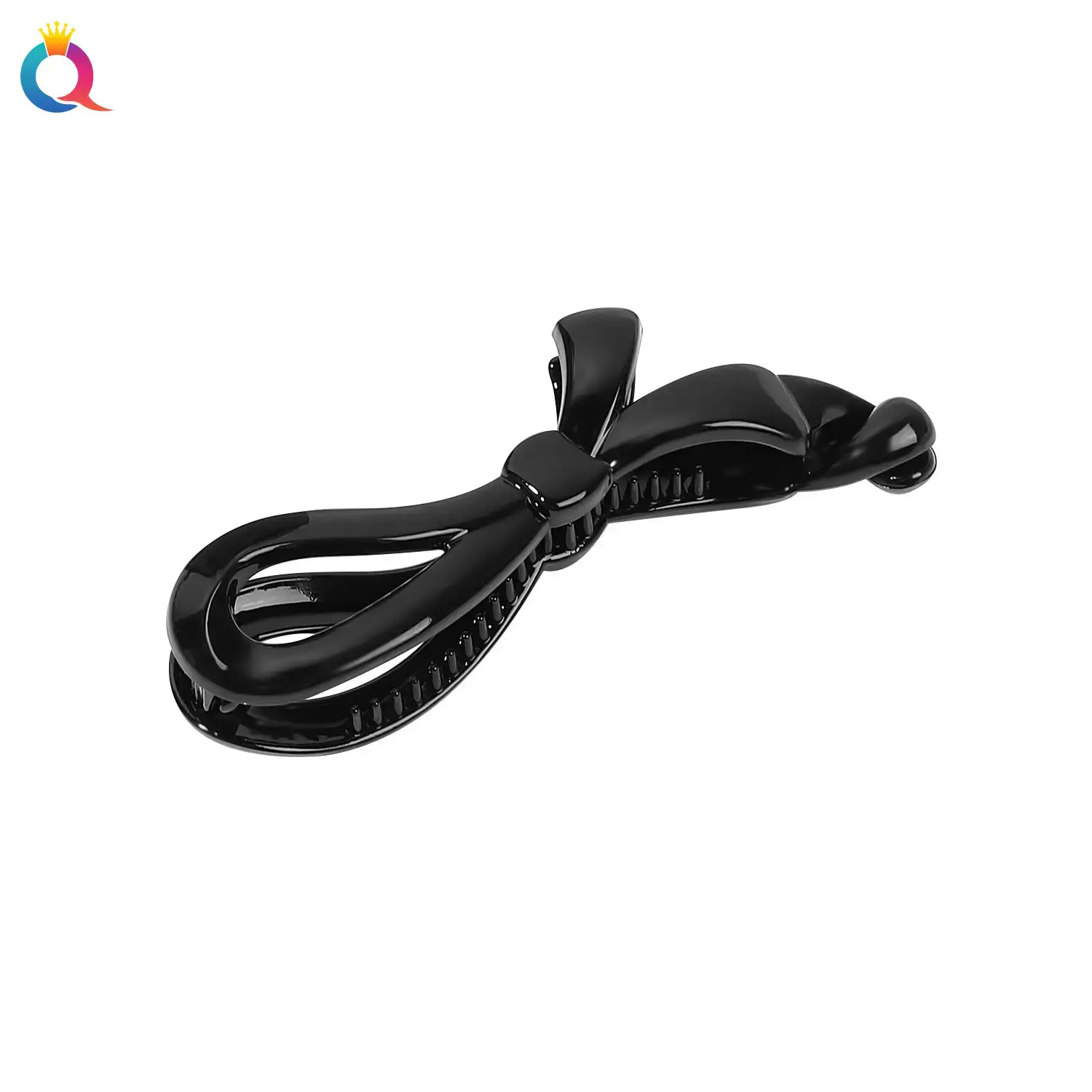 Black High-End Hair Clip Bow for Women