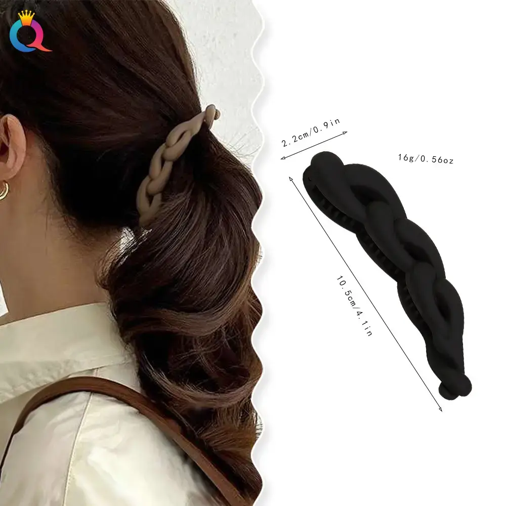 Black High-End Hair Clip Bow for Women — feature 24